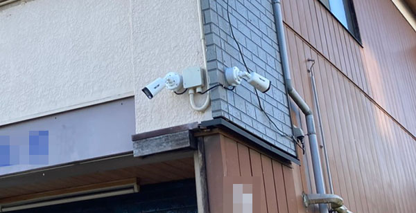 白井市 テナント 防犯カメラ設置