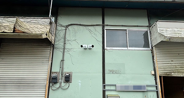 八千代市 防水工事会社 事務所 防犯カメラ設置