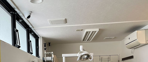 東京都 歯科医院 防犯カメラ設置 廊下