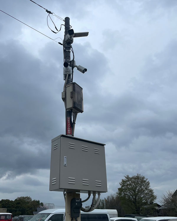 高崎市 板金工場 防犯カメラ設置