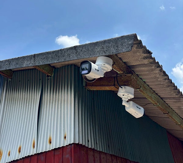 千葉市 ネジ工場 防犯カメラ設置