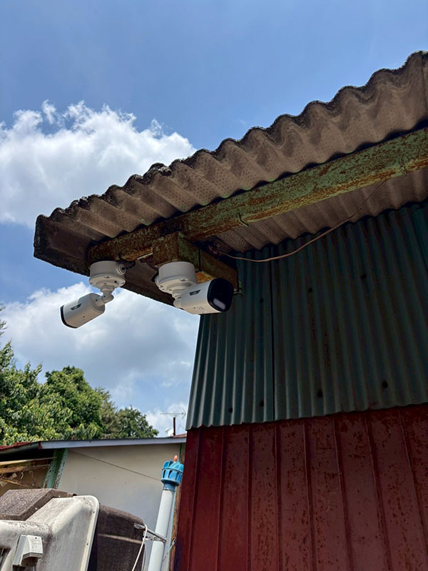 千葉市 ネジ工場 防犯カメラ設置