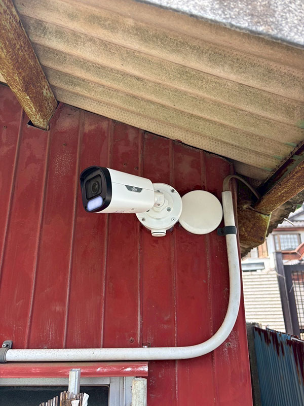 千葉市 ネジ工場 防犯カメラ設置