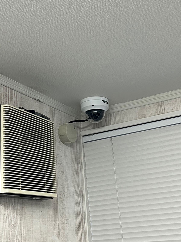 千葉市 トラック会社 事務所 防犯カメラ設置